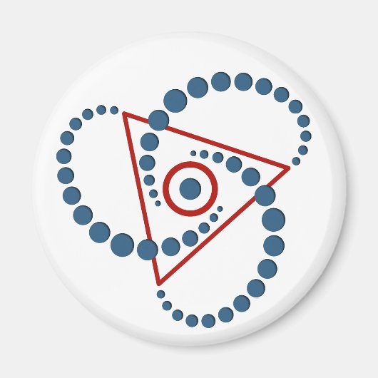 Aimant cercle de cultures VI (Devant)