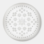 Aimant Cercle de flocon (Devant)