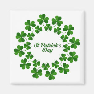 Aimant Cercle De L'Aimant Shamrock