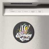 Aimant Cercle de l'équipage de 40 fêtes de l'équipage du  (In Situ (Lave-vaisselle))