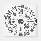 Aimant Cercle de produits de soins (Devant)