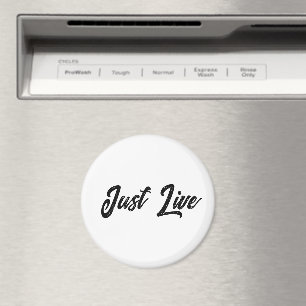 Aimant Cercle de promotion de marque simple 3"
