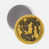 Aimant Cercle de raisins (Recto/Verso)