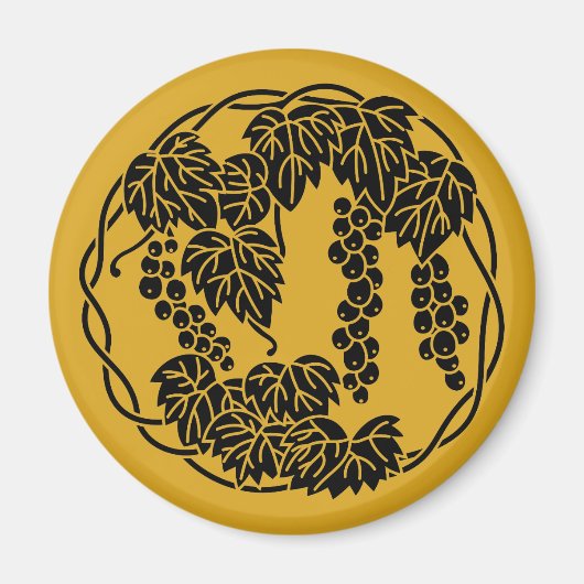 Aimant Cercle de raisins (Devant)