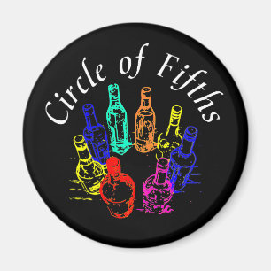 Aimant Cercle des cinquièmes