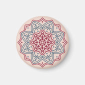 Aimant Cercle en mosaïque. mandala (Devant)
