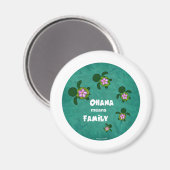 Aimant Cercle familial de la mer d'Honu (Recto/Verso)