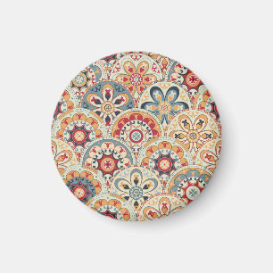 Aimant Cercles Abstraits : Papier peint couleur tendance