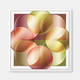 Aimant Cercles carrés