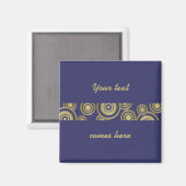Aimant cercles dorés (Recto/Verso)