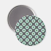 Aimant Cercles mixtes gris par Shirley Taylor (Recto/Verso)