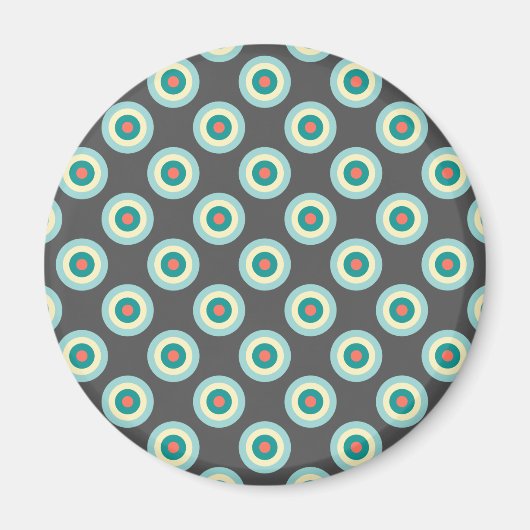 Aimant Cercles mixtes gris par Shirley Taylor (Devant)