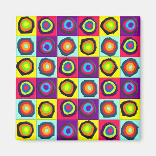 Aimant cercles motif