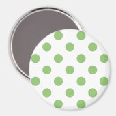 Aimant Cercles Pois Pistachio Green (Recto/Verso)