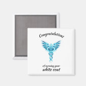 Aimant Cérémonie de la robe blanche Crystal Médicale (Recto/Verso)