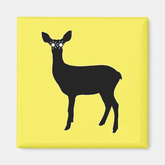 Aimant Cerf avec phares (Devant)