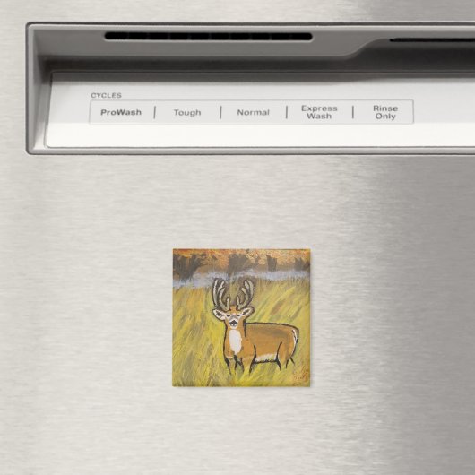 Aimant Cerf dans l'aimant d'automne (In Situ (Lave-vaisselle))