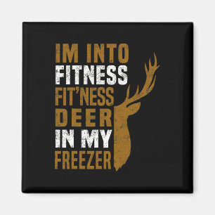 Aimant Cerf De Fitness Dans Mon Congélateur Drôle Chasse 