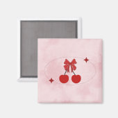 Aimant Cerise (Recto/Verso)