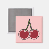 Aimant Cerises (Recto/Verso)