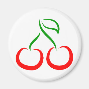 Aimant Cerises décoratives