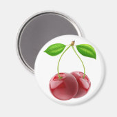Aimant Cerises douces (Recto/Verso)