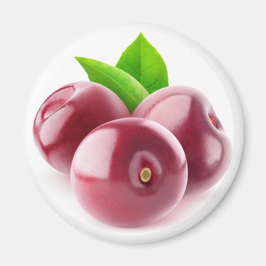 Aimant Cerises fraîches (Devant)