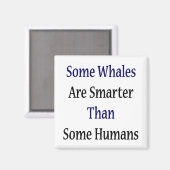 Aimant Certaines Baleines Sont Plus Intelligentes Que Cer (Recto/Verso)