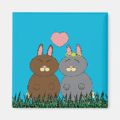 Aimant Certains Bunny Vous Aiment Aimer (Devant)