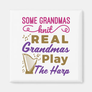 Aimant Certains grand-mas Knit Real Grandmas Jouer la har
