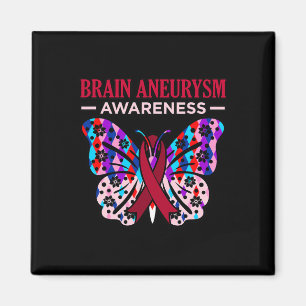 Aimant Cerveau Aneurysme Mois de sensibilisation Soutien 