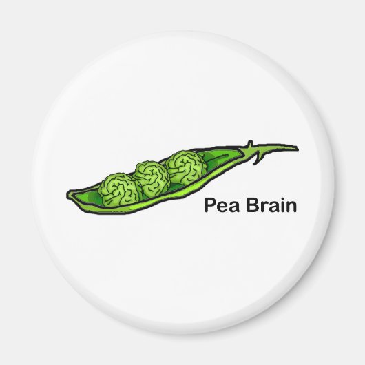 Aimant Cerveau de pois (Devant)