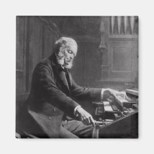 Aimant Cesar Franck à la console de l'organe