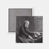 Aimant César Franck à la console de l'orgue (Recto/Verso)