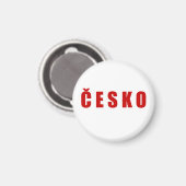 Aimant Cesko République tchèque (Recto/Verso)
