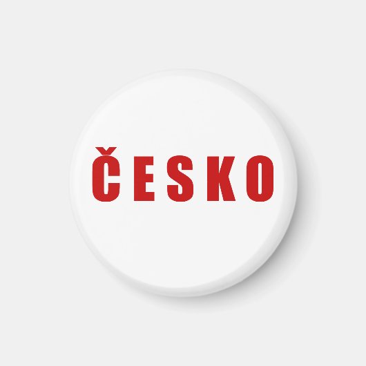 Aimant Cesko République tchèque (Devant)