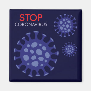 Aimant Cesser la campagne contre le virus de Corona, pand
