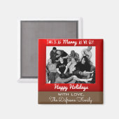 Aimant "C'Est Aussi Joyeux Que Nous Obtenons" Noël (Recto/Verso)