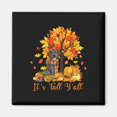 Aimant C'est automne Y'all Labrador Black Lab Halloween M (Devant)