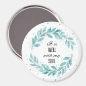 Aimant C'est bien avec mon âme (Recto/Verso)