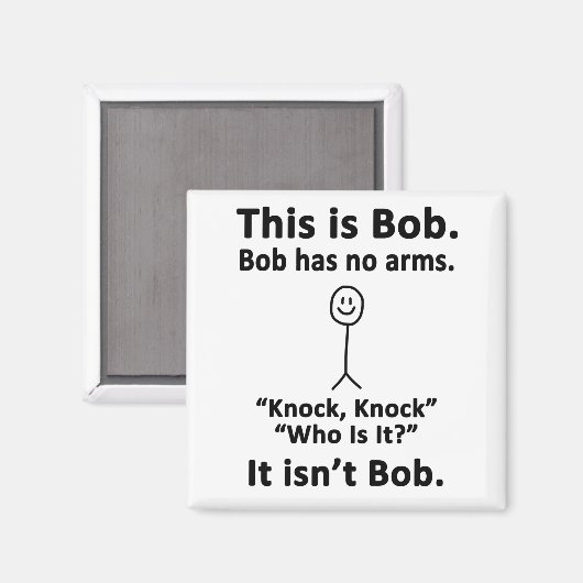 Aimant C'est Bob (Recto/Verso)