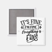 Aimant C'est bon, ça va, tout va bien (Recto/Verso)