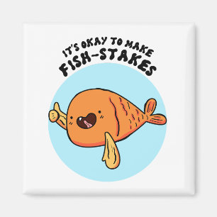 Aimant C'est bon de faire des mises de poisson mignon aim