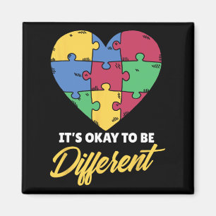Aimant C'est bon d'être différents Autistes Autist Suppor
