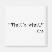 Aimant C'est ce qu'elle a dit Citer (Devant)