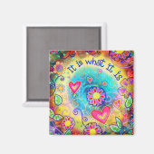 Aimant C'est ce qu'il est Cité Amusant Inspiritisme Coloy (Recto/Verso)