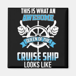 Aimant C'Est Ce Qu'Une Superbe Reine Du Bateau De Croisiè