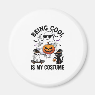 Aimant C'est Cool C'est Costume Halloween Fantôme Citroui