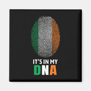 Aimant C'est Dans Mon Adn Irlande Drapeau Irlandais Cadea