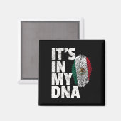 Aimant C'est dans mon Adn Mexicain drapeau Cinco De Mayo  (Recto/Verso)